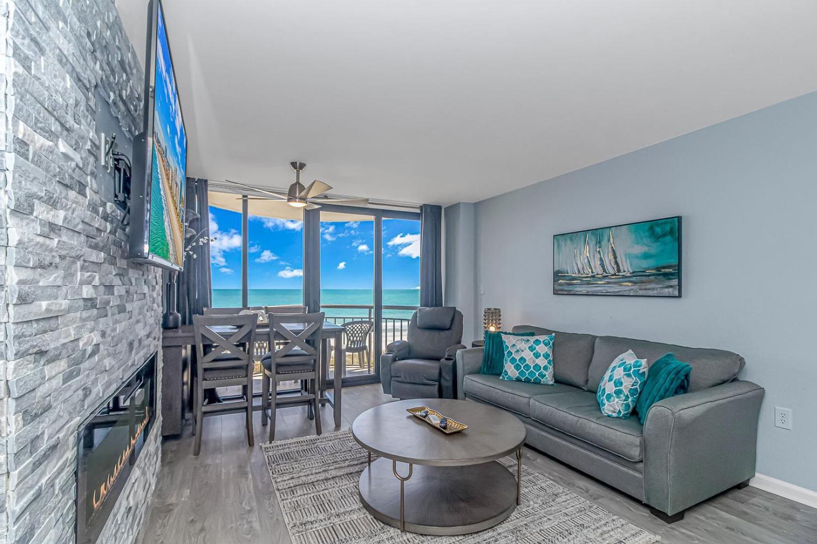 5Th Floor Direct Oceanfront Double Suite Sleeps 6 Meridian Plaza 503 شاطئ ميرتل المظهر الخارجي الصورة